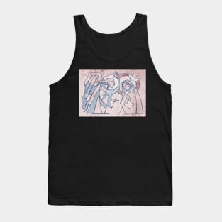 Angel Gabriel and Virgin Mary at the Annunciation Tank Top